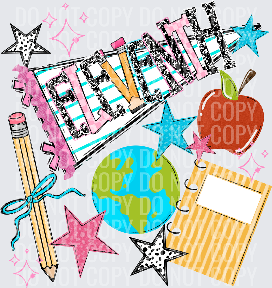 BACK TO SCHOOL NAME PENNANT ELEVENTH