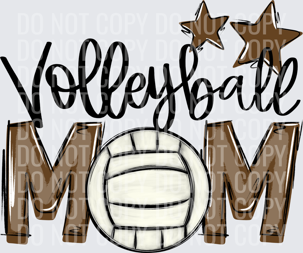 brown volleyball