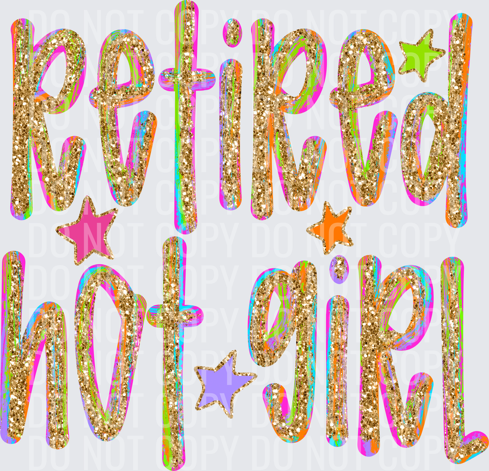 RETIRED HOT GIRL GLITTER