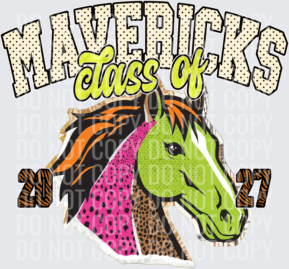 KayndiDesigns 10.26 Class of 2027 Bright Mavericks