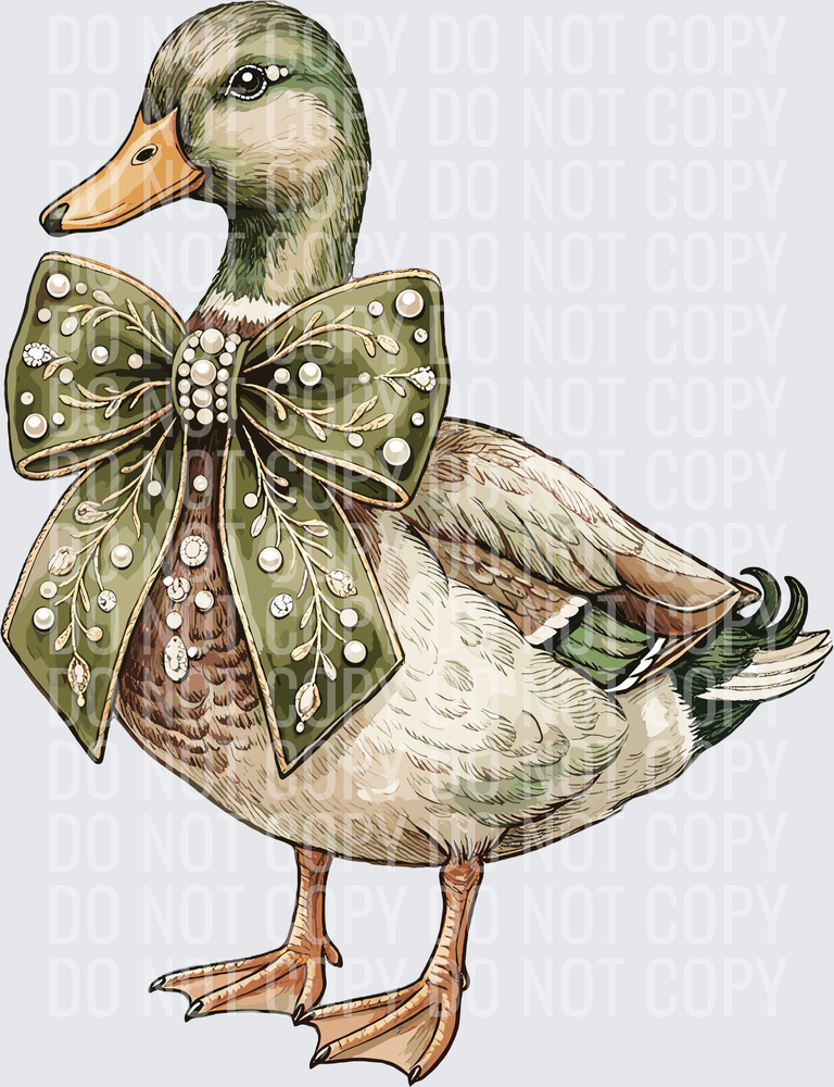 MALLARD WITH BOW