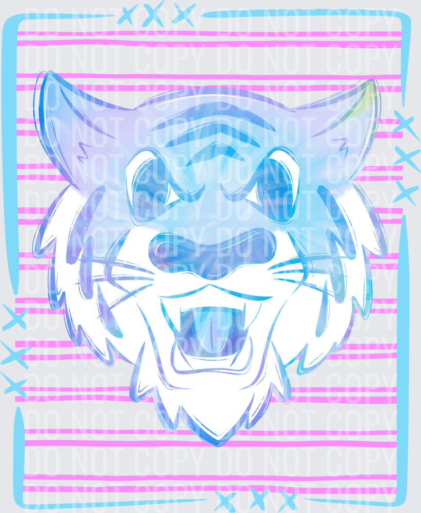 KayndiDesigns 05.26 TieDye Stripe Tiger