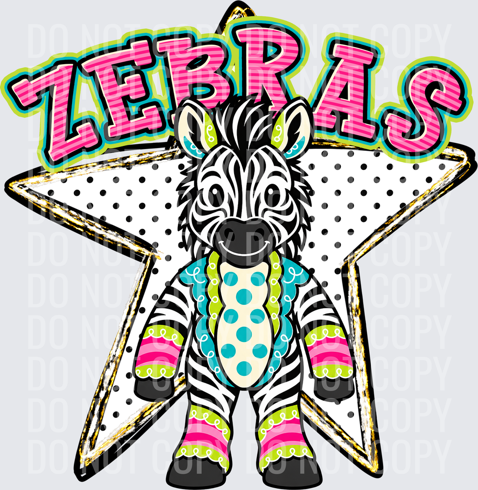 KayndiDesigns 10.26 Pattern Parade Star Zebras