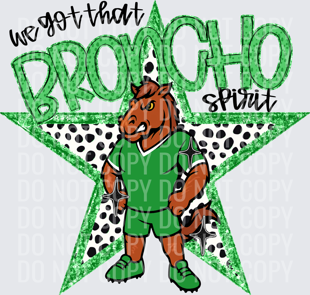 KayndiDesigns 09.26 We Got That Spirit Broncho Green