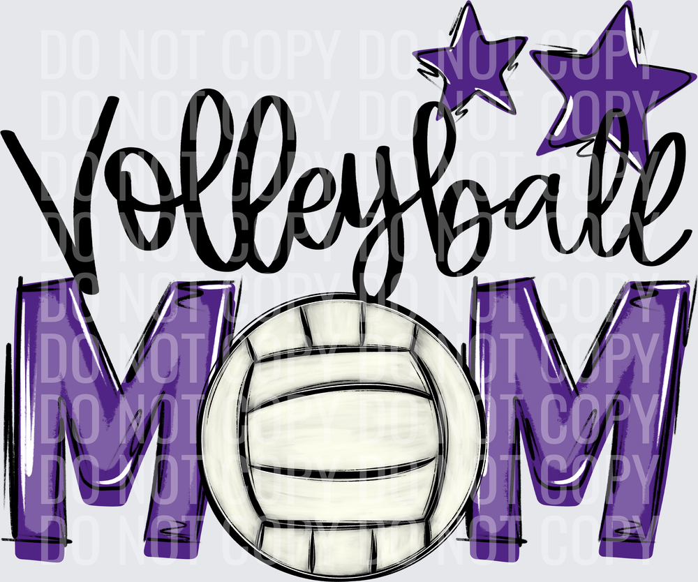 purple volleyball