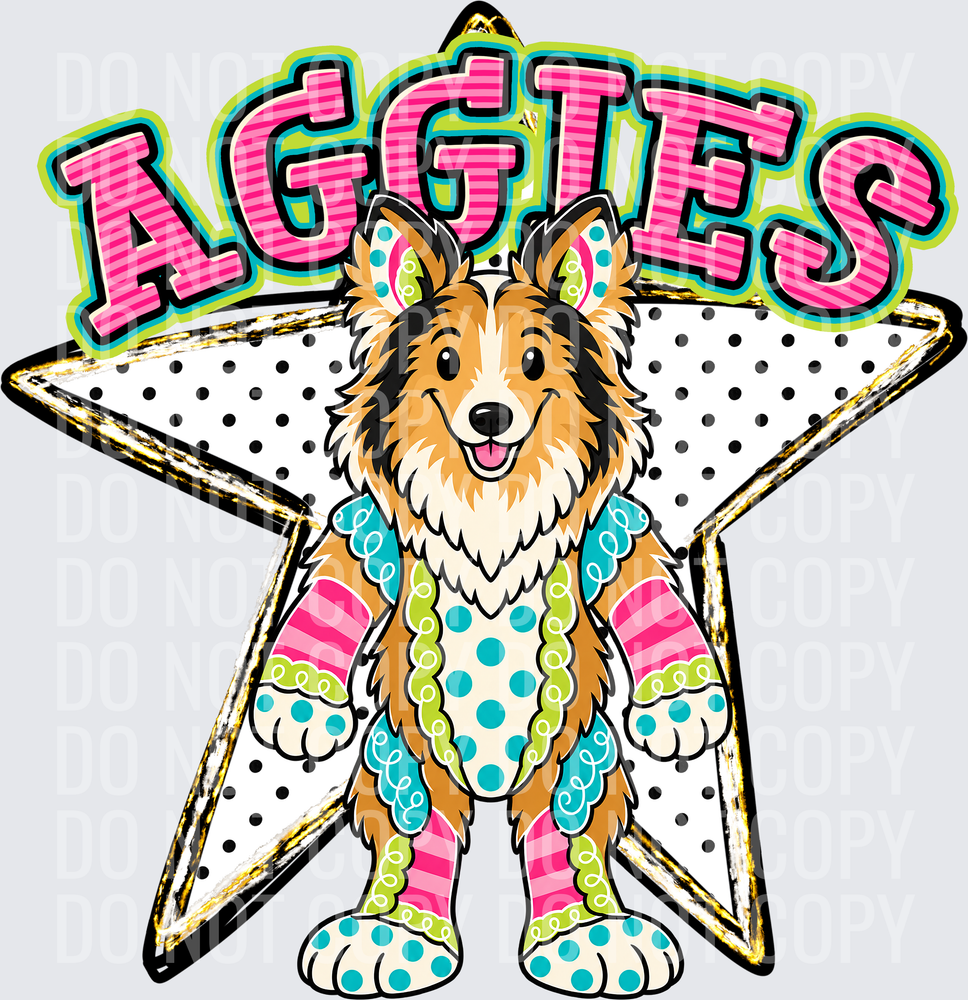 KayndiDesigns 10.26 Pattern Parade Star Aggies