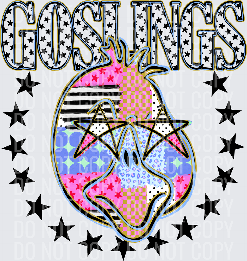 KayndiDesigns 09.26 Patchwork Varisty Stars Goslings
