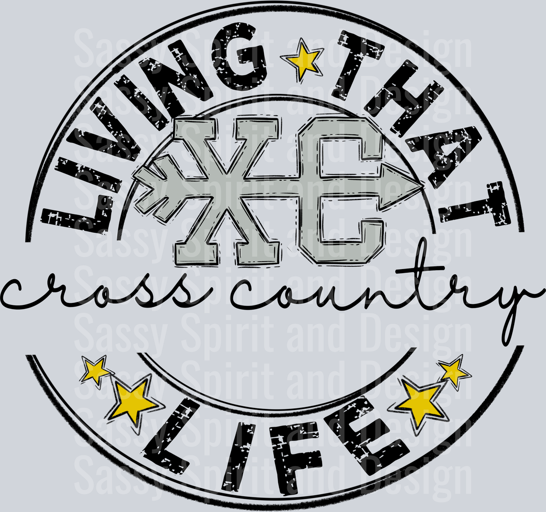 Living That CROSS COUNTRY BLANK Life