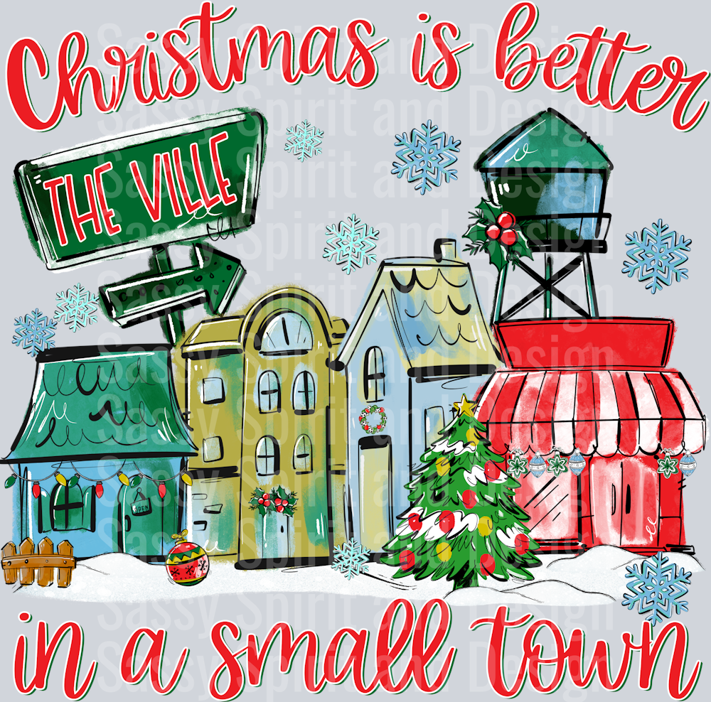 THE VILLE - TRADITIONAL CHRISTMAS SMALL TOWN