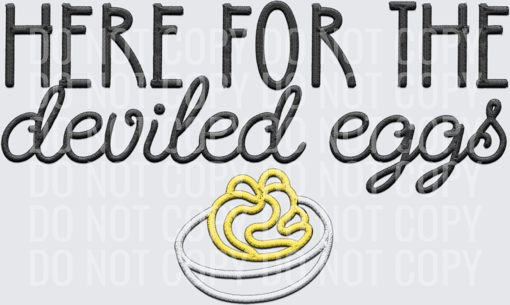 here for the deviled eggs black