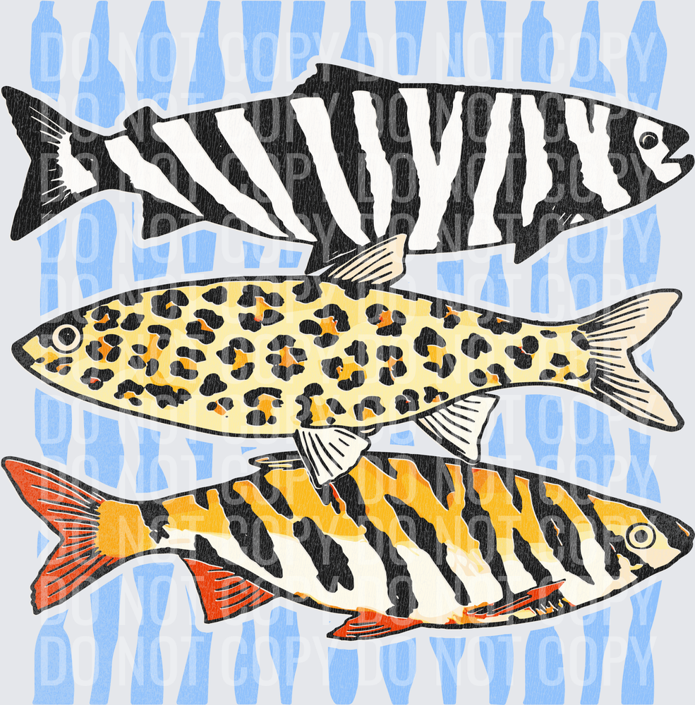 Strips-Fish-Preppy-Summer-Coastal-Blue-Distressed