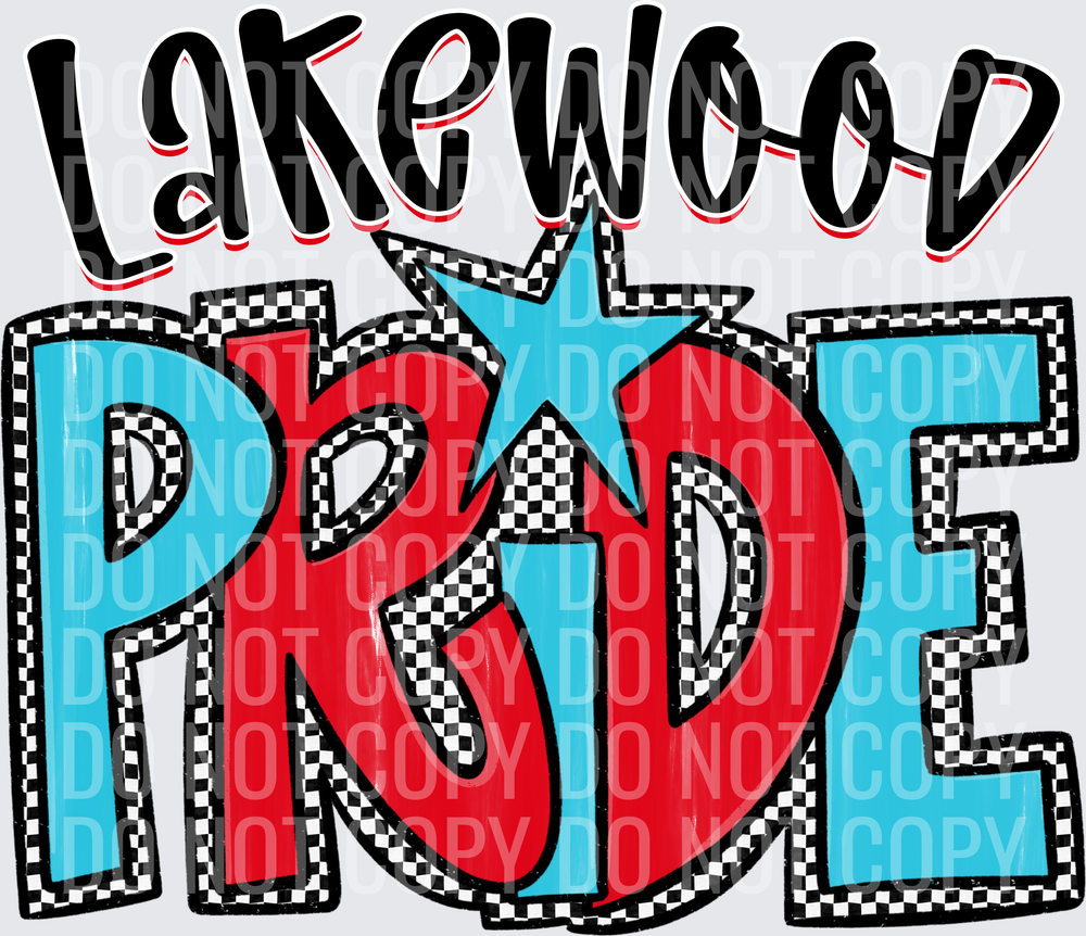 Lakewood red&bright blue