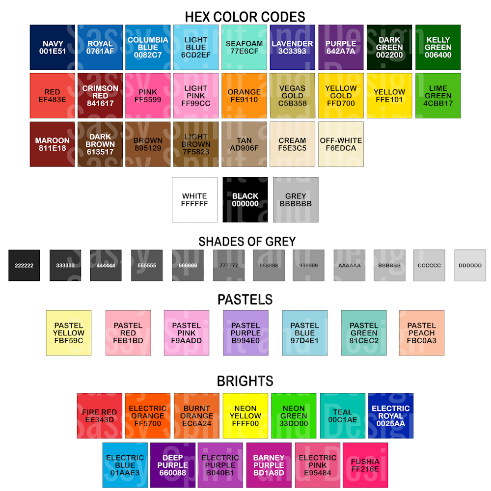 COLOR BOOST COLOR CHART 2026