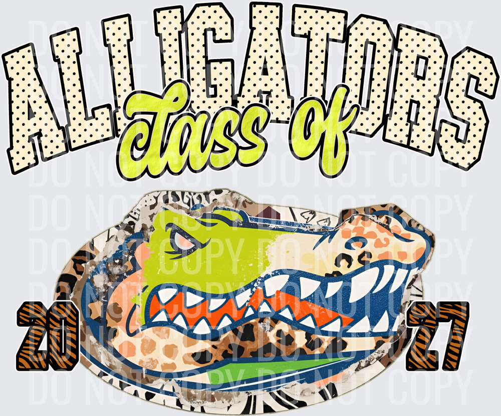 KayndiDesigns 10.26 Class of 2027 Bright Alligators