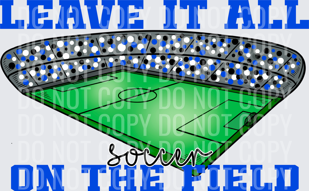 Soccer blue