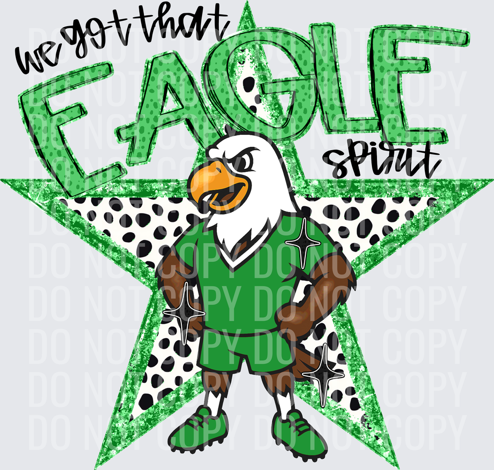 KayndiDesigns 09.26 We Got That Spirit Eagle Green