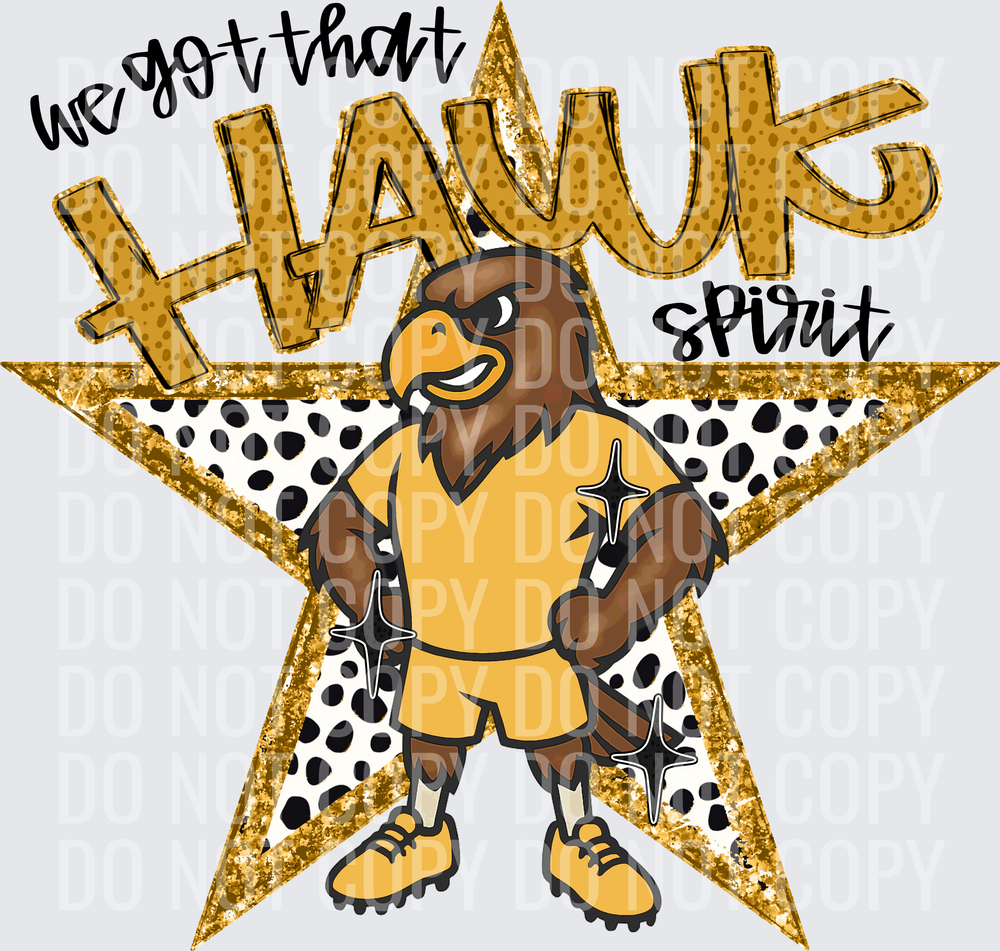 KayndiDesigns 09.26 We Got That Spirit Hawk Gold