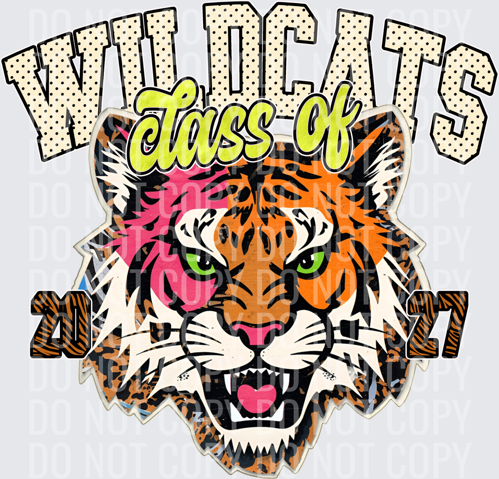 KayndiDesigns 10.26 Class of 2027 Bright Wildcats