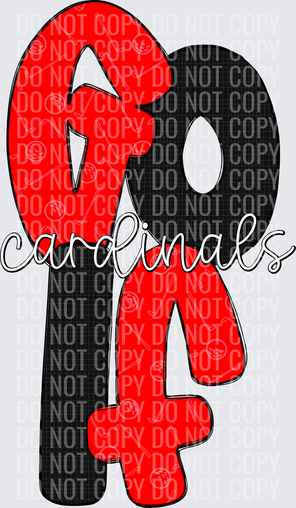 CardinalsRedBlack-Golf