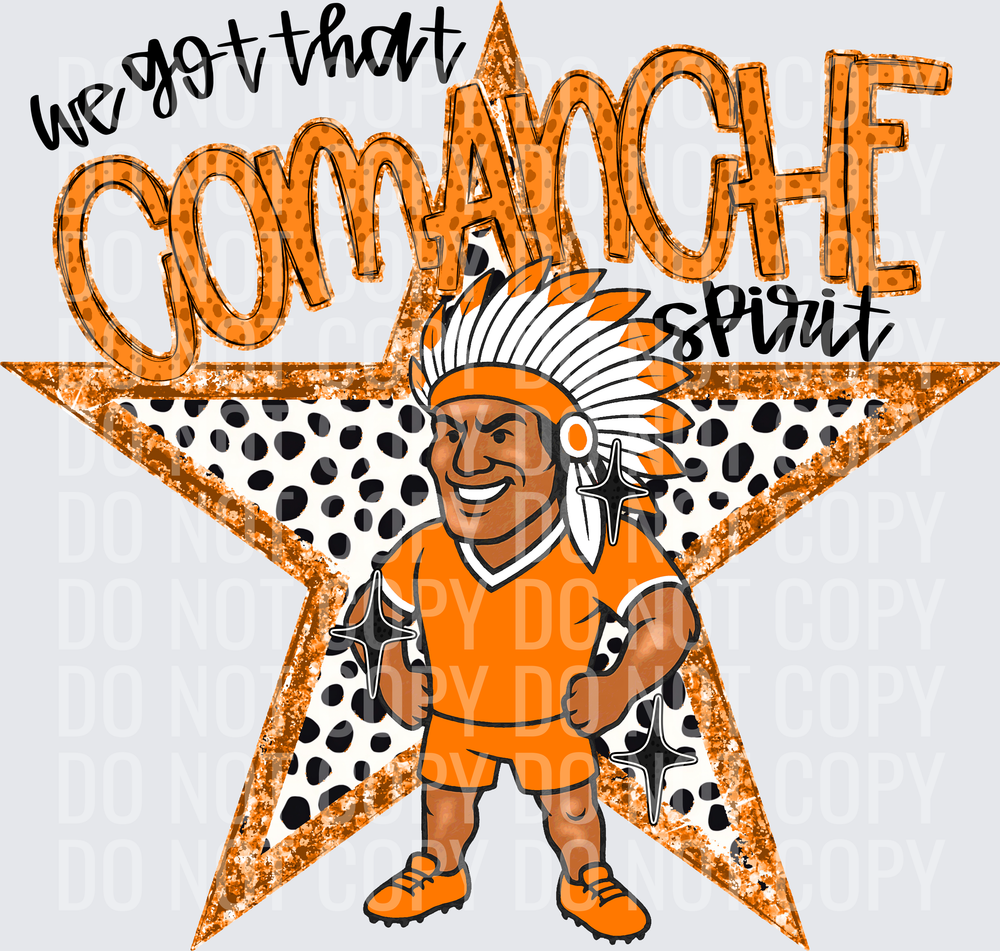 KayndiDesigns 09.26 We Got That Spirit Comanche Orange