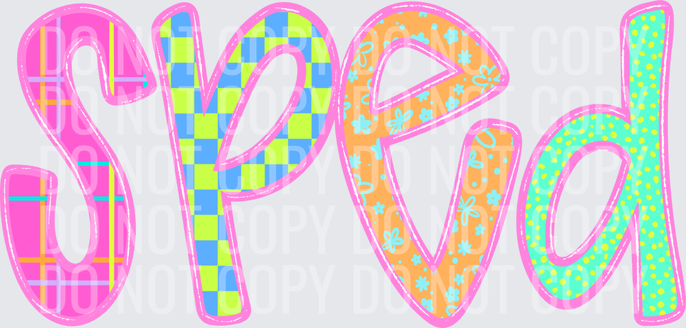 Neon pattern SPED