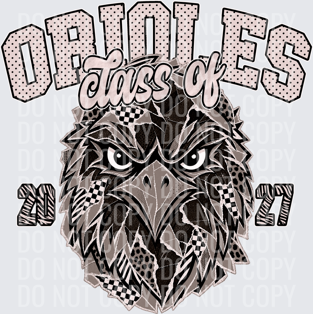 KayndiDesigns 10.26 Class of 2027 Neutral Orioles