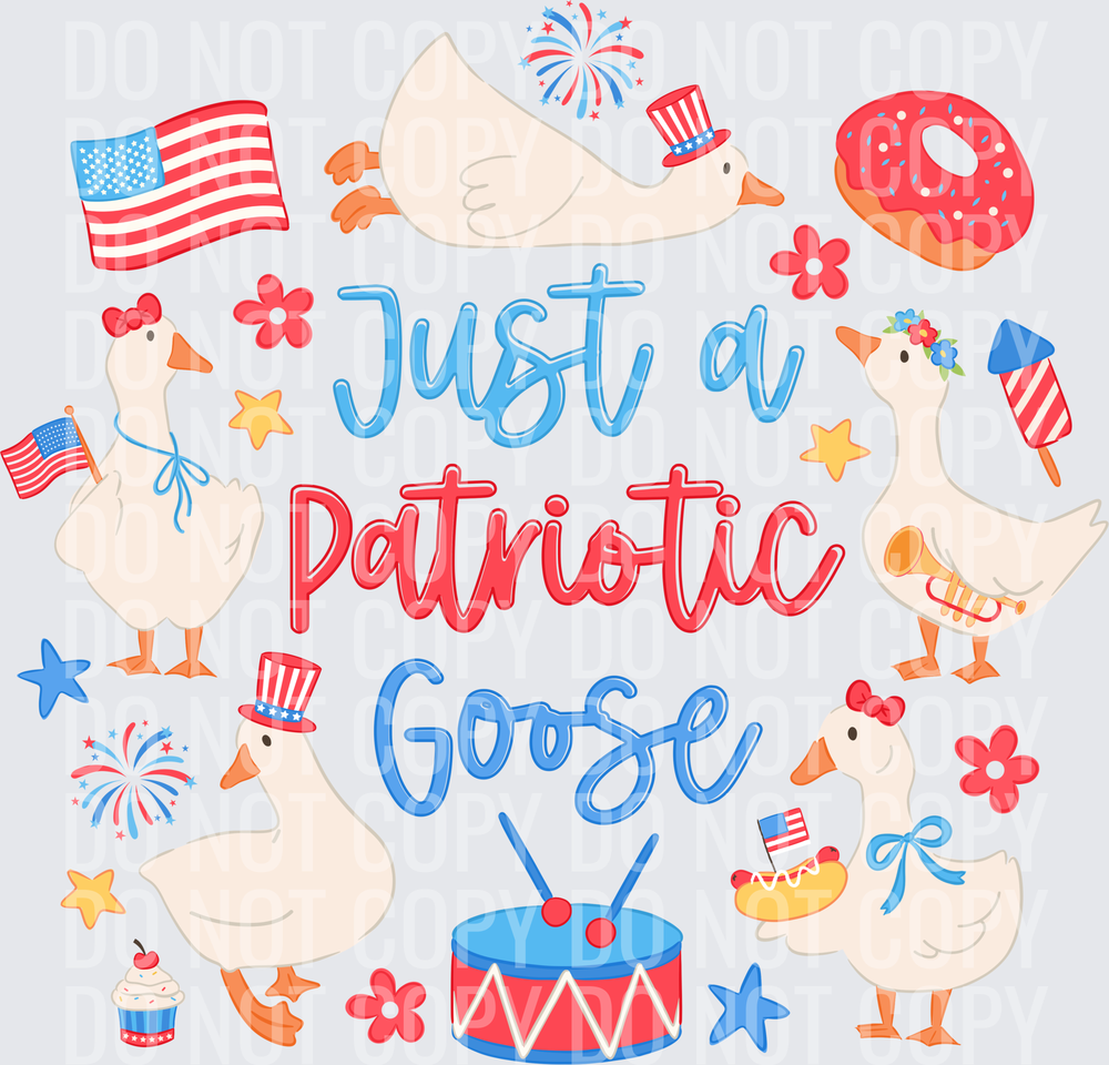 Just a Patriotic Goose