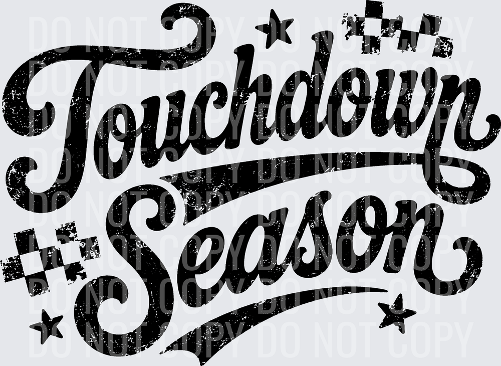 TOUCHDOWN SEASON DISTRESSED
