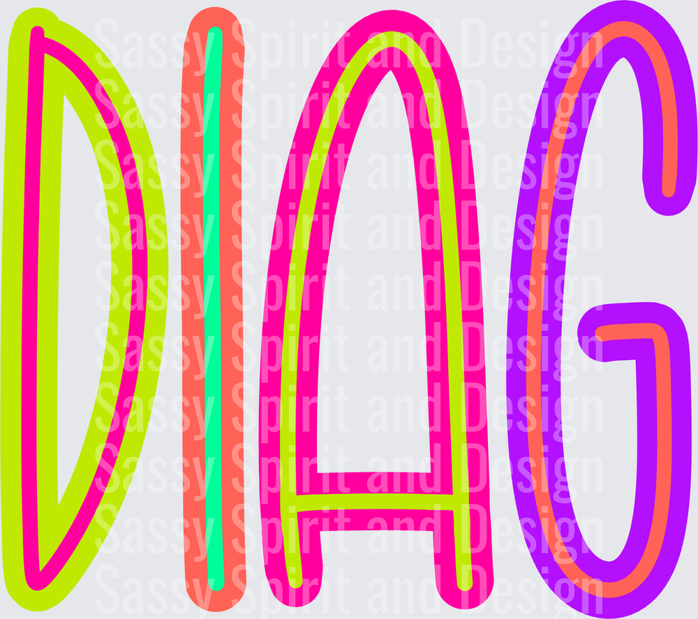 Back to School Brights Diag
