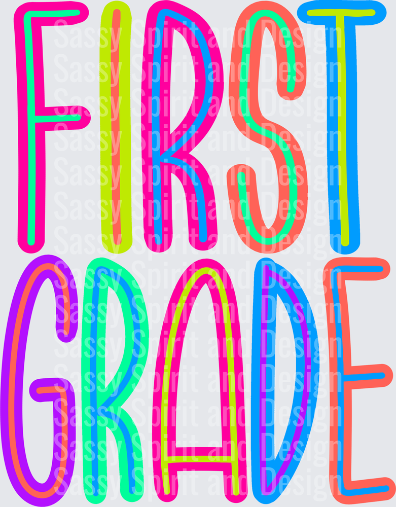 Back to School Brights First Grade