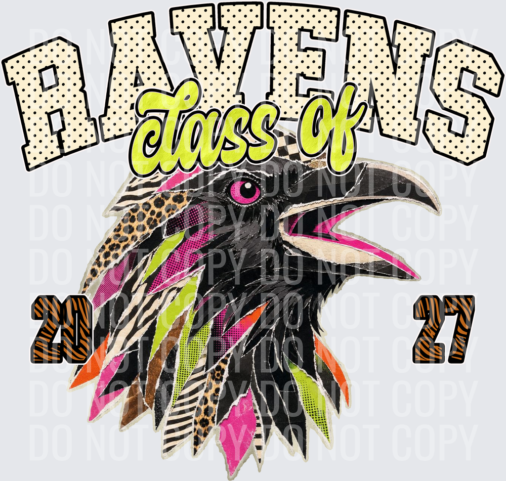 KayndiDesigns 10.26 Class of 2027 Bright Ravens
