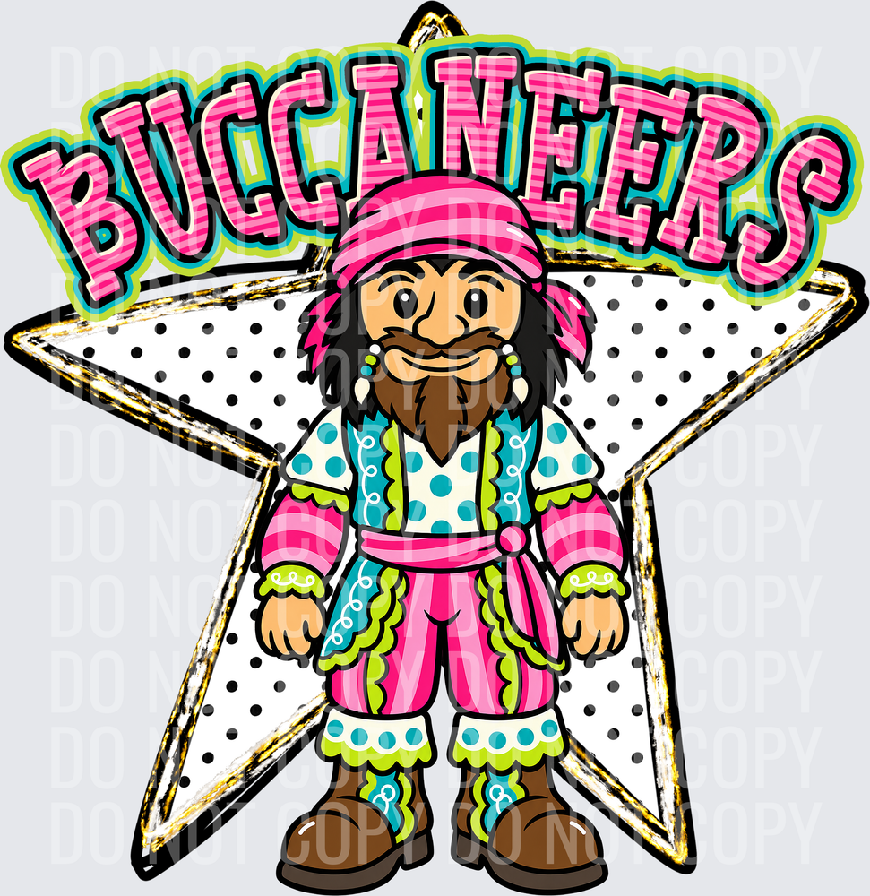 KayndiDesigns 10.26 Pattern Parade Star Buccaneers