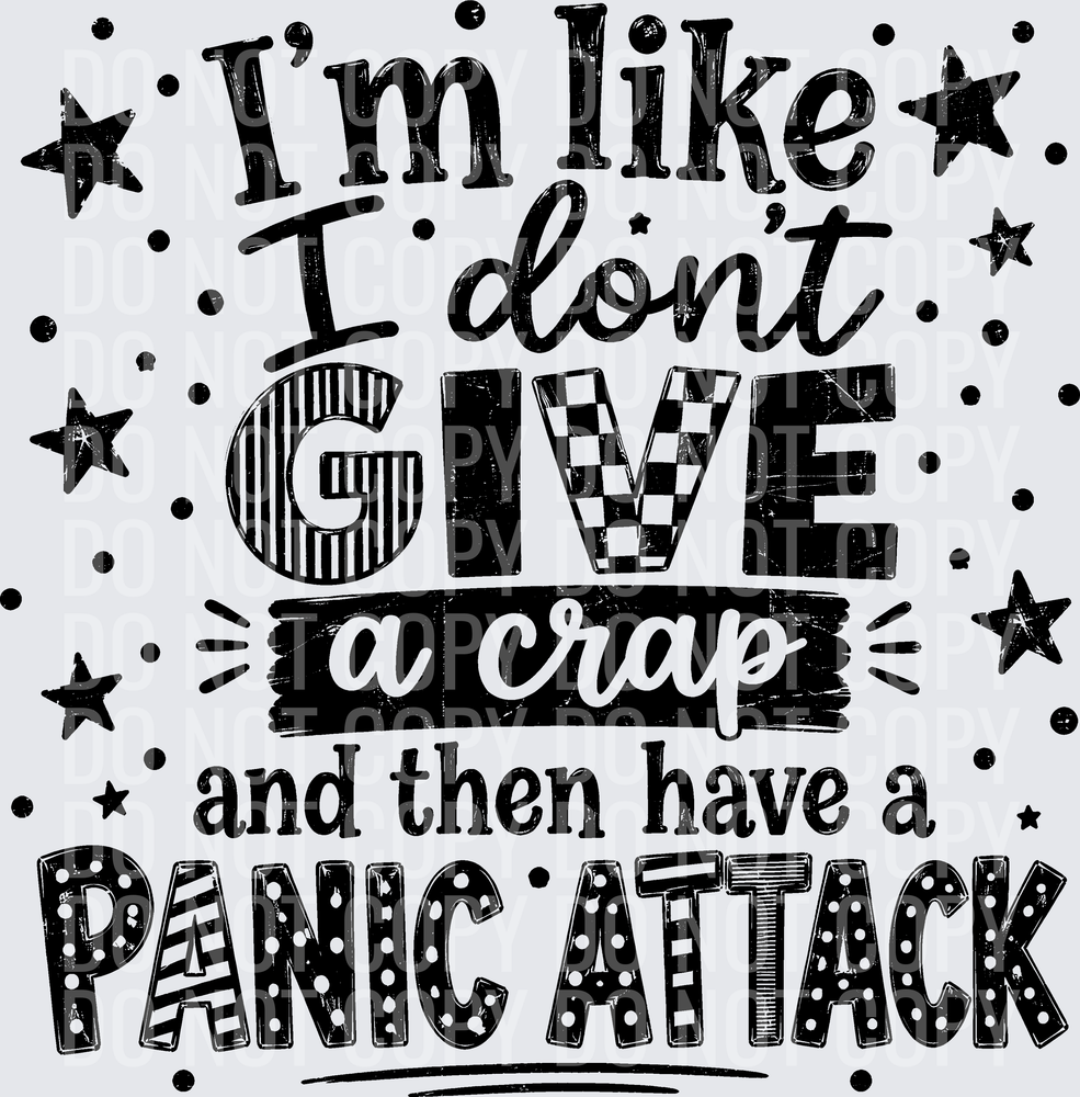 IM LIKE I DONT GIVE A CRAP