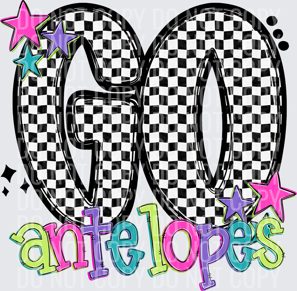 antelopesGo Checker Neons 0926-0025