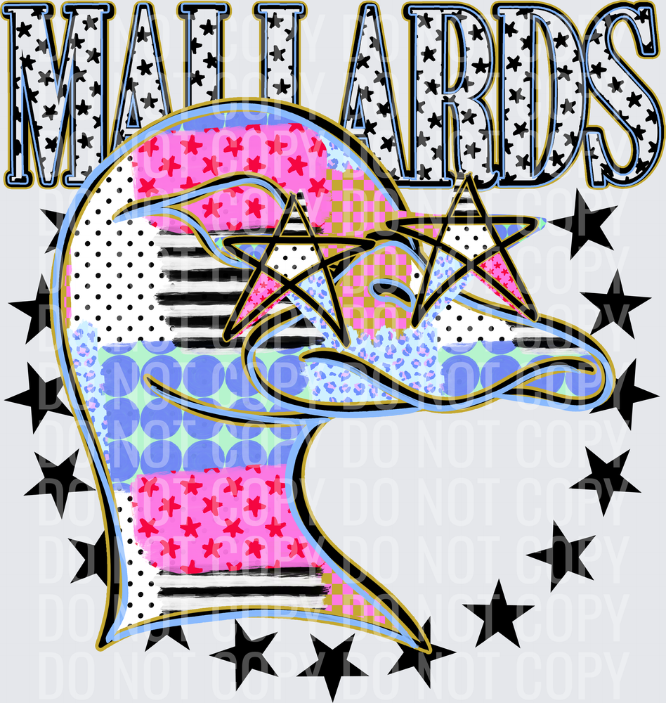 KayndiDesigns 09.26 Patchwork Varisty Stars Mallards