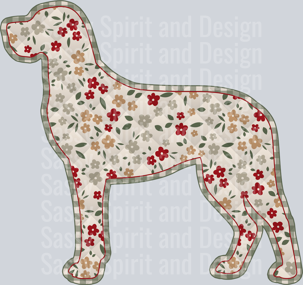 Great Dane Floppy Ears Docked Tail