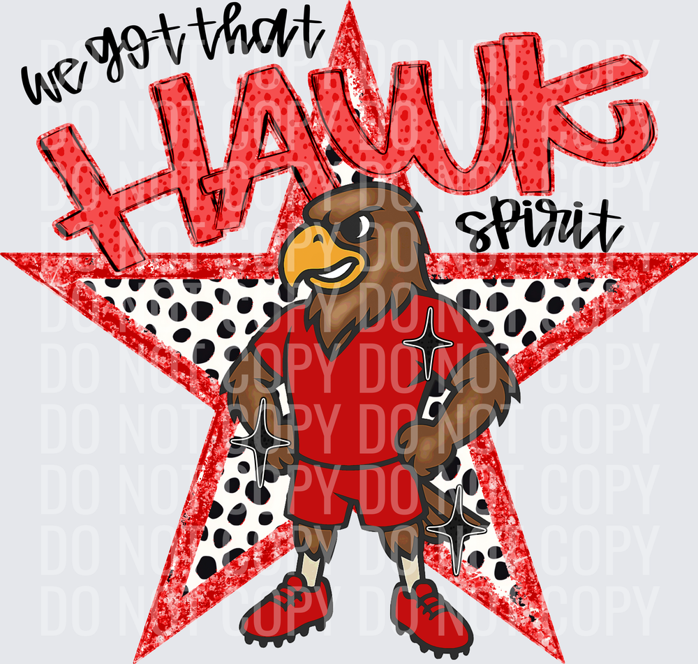 KayndiDesigns 09.26 We Got That Spirit Hawk Red