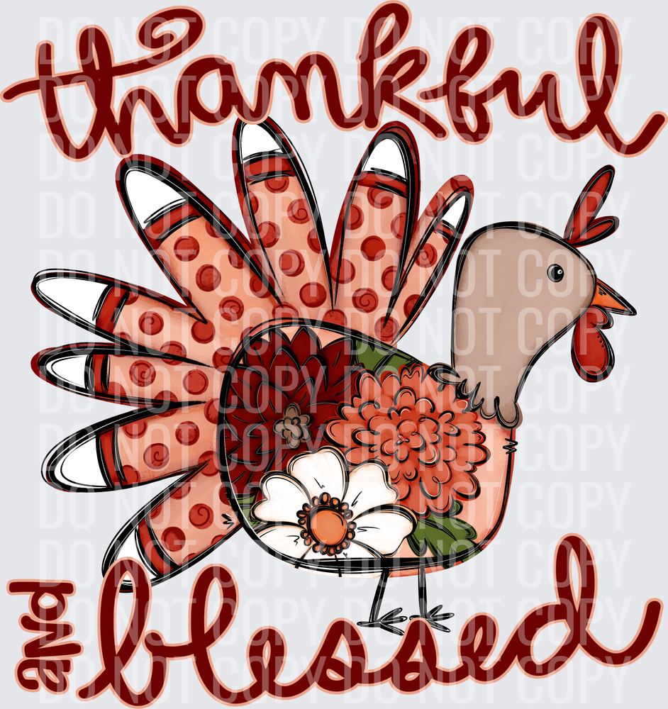 THANKFUL AND BLESSED TURKEY