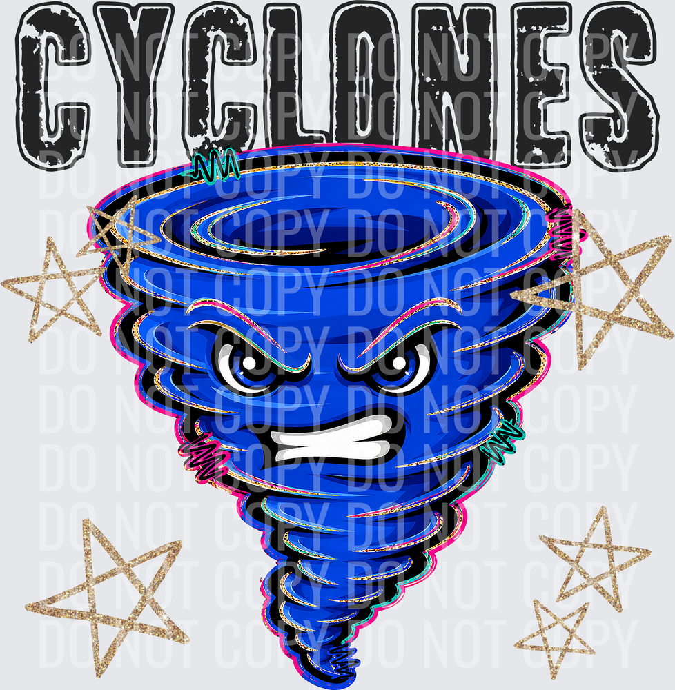KayndiDesigns 08.26 Grunge Varsity Cyclones