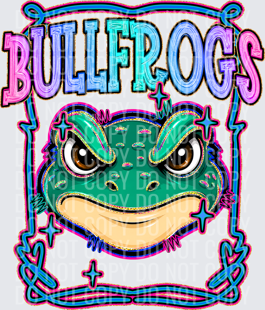 KayndiDesigns 08.26 Retro Pop Bullfrogs