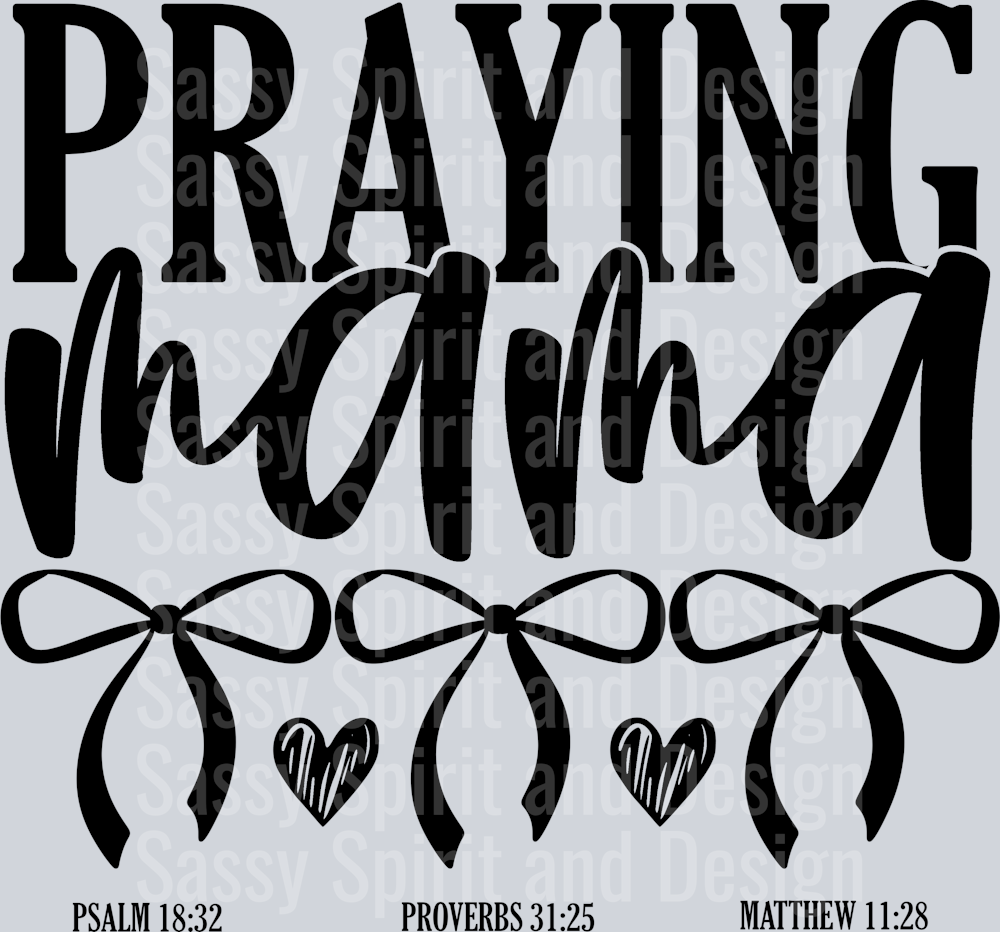 Praying Mama - black