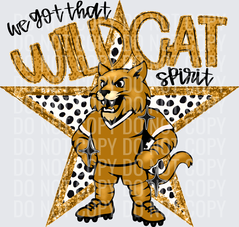 KayndiDesigns 09.26 We Got That Spirit Wildcat Brown Light