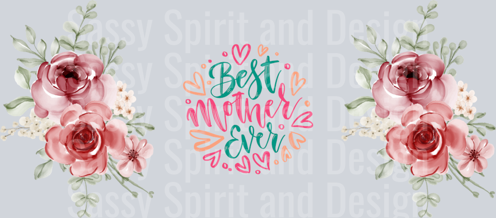 best mother ever pink floral