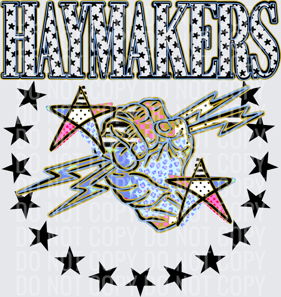 KayndiDesigns 09.26 Patchwork Varisty Stars Haymakers