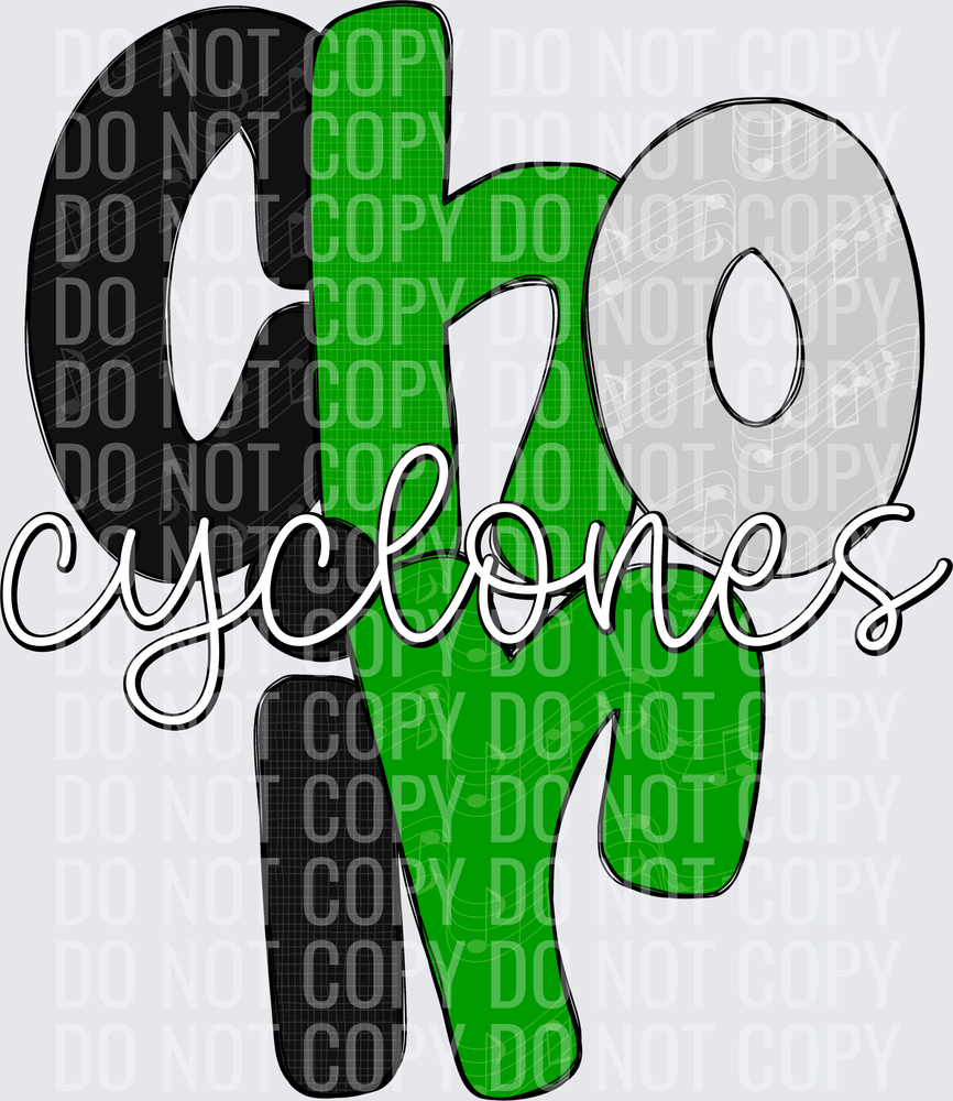CyclonesBlackGreenSilver-Choir