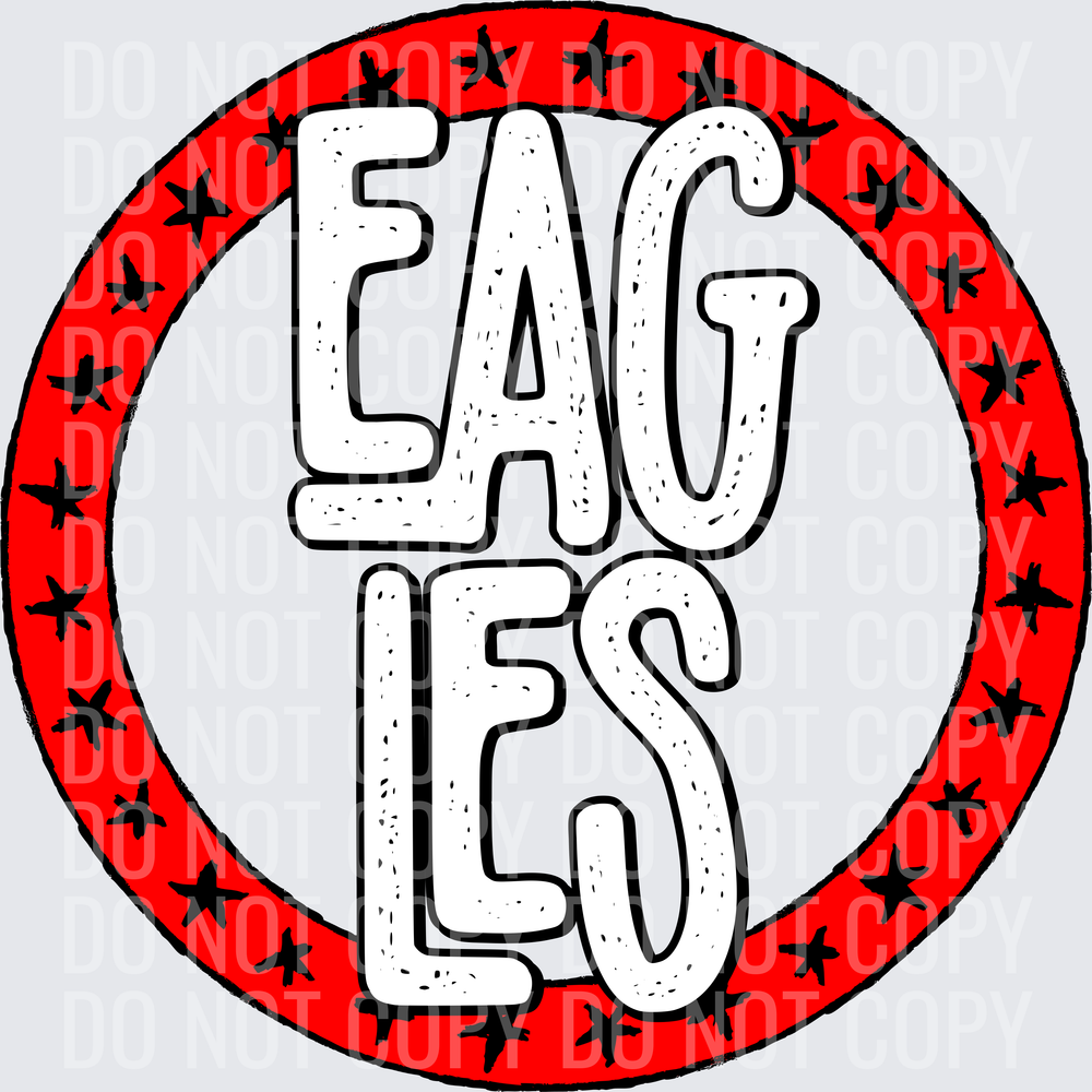 EaglesStarCircleRedBlack