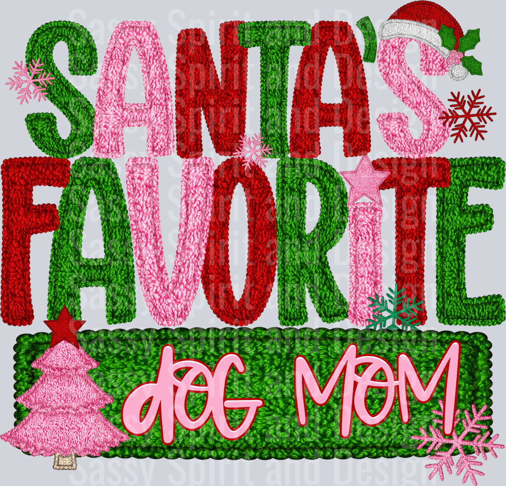 SANTAS FAVORITE DOG MOM