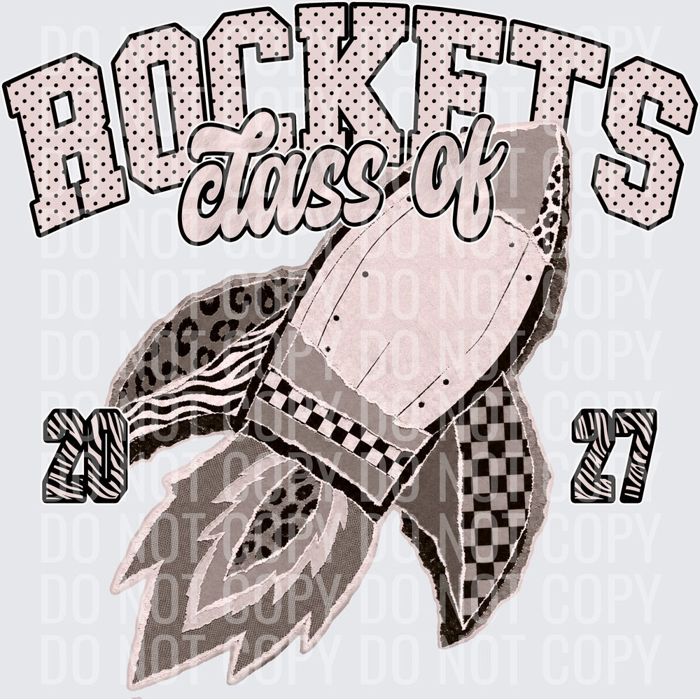 KayndiDesigns 10.26 Class of 2027 Neutral Rockets