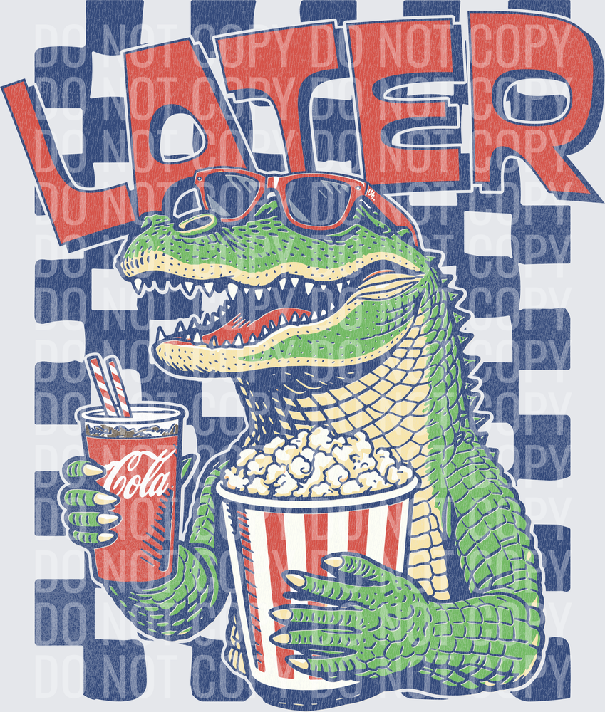 Later-Gator-Funny-Alligator-Retro-Americana-Boy-Distressed