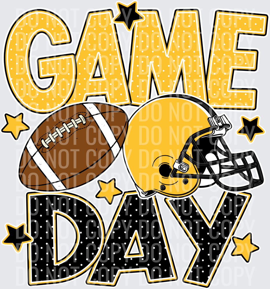 Gold Black Game Day